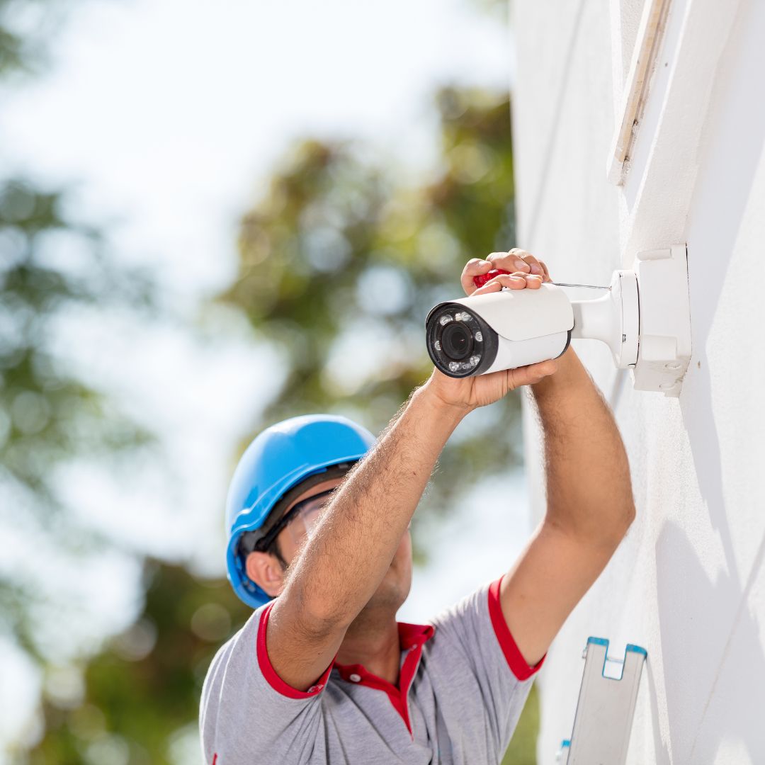 security camera installation