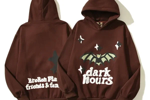 Broken Planet Drake Hours Hoodie Brown