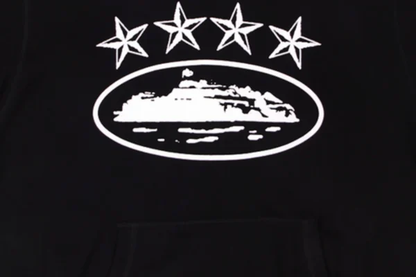 Corteiz 4Starz Alcatraz Hoodie Black