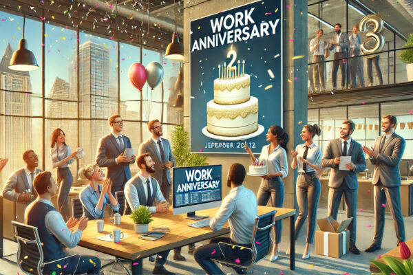 Work Anniversary Card