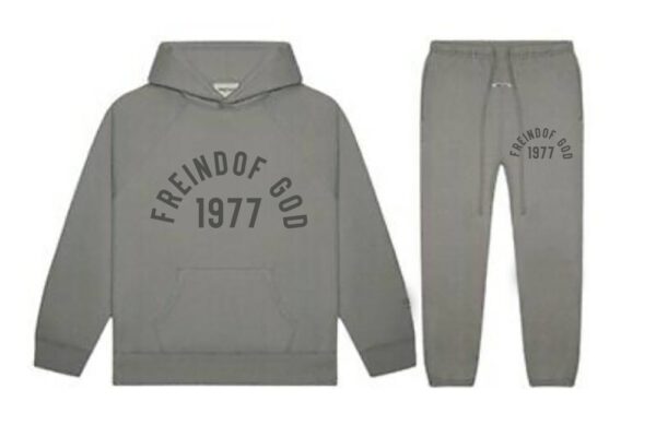 ESSENTIALS FRIEND OF GOD 1977 TRACKSUIT GREY