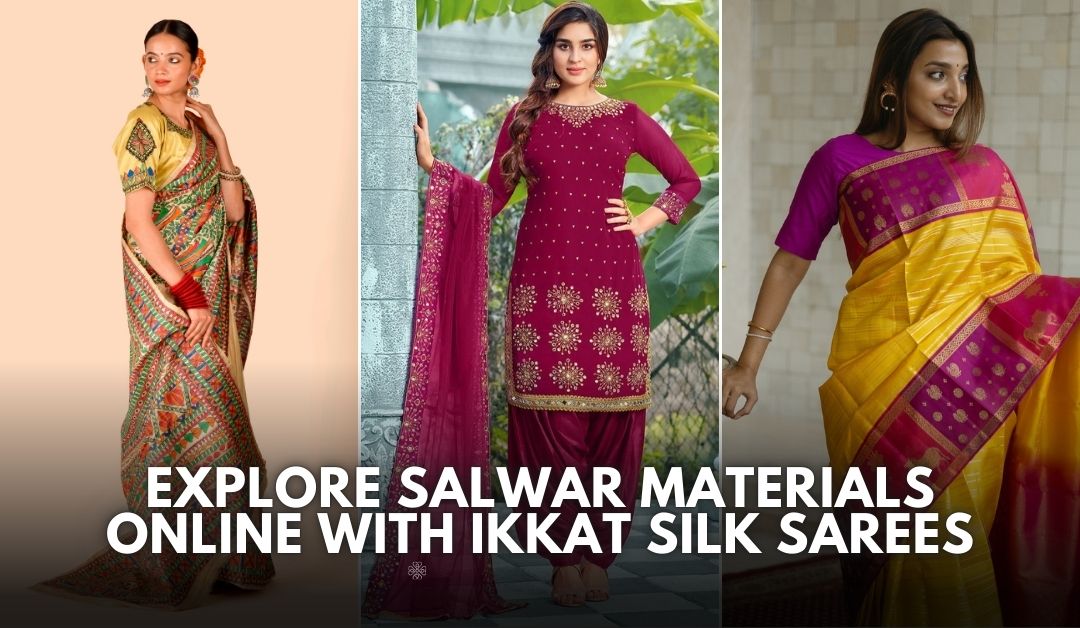 Explore-Salwar-Materials-Online-with-Ikkat-Silk-Sarees