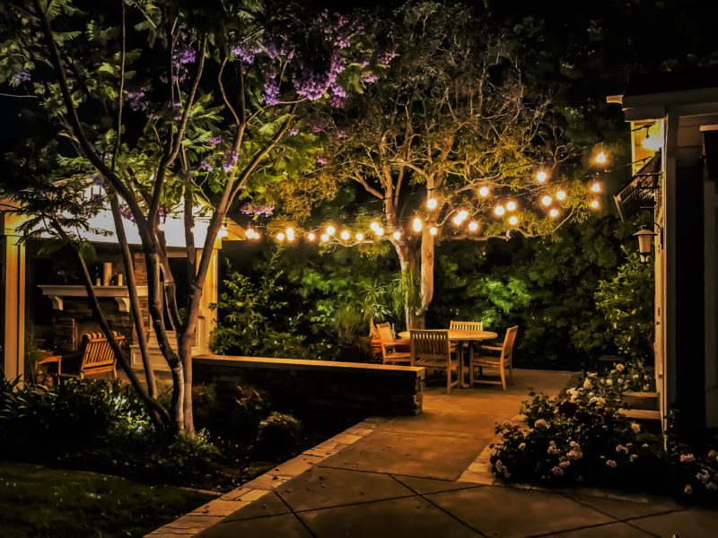 Patio Lighting Installation