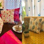 block print cushion covers