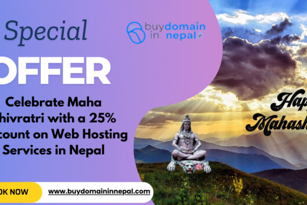 Celebrate Maha Shivratri with a 25% Discount on Web Hosting Services in Nepal