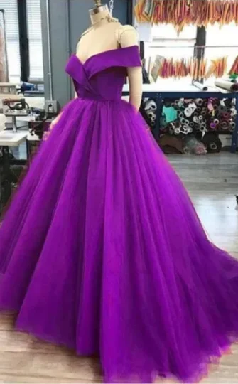 A-Line-Off-the-Shoulder-2025-Purple-Tulle-Prom-Dresses-Long-Evening-Gown-335x540