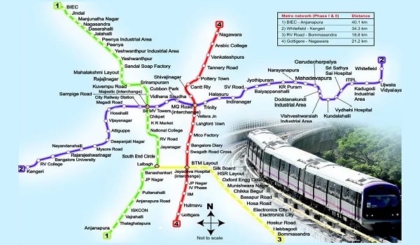 Bangalore Metro Route Map: Timing | Lines | Stations