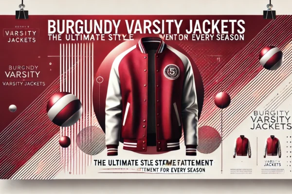 Burgundy Varsity Jackets The Ultimate Style Statement for Every Season