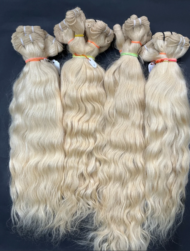 platinum blonde hair extension