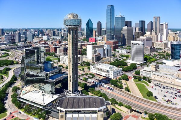 aerial photography in dallas